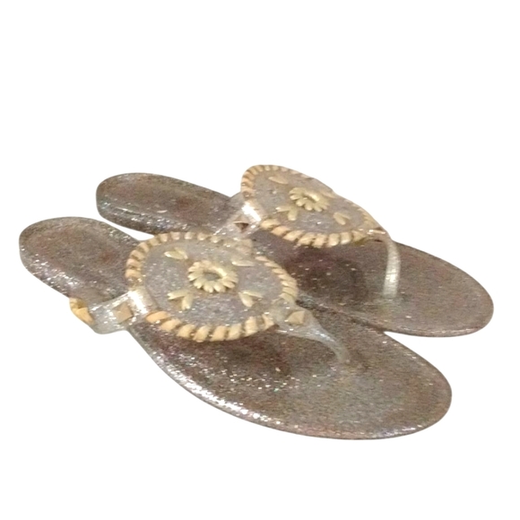 Jack Rogers Silver and Gold Sandals - Picture 8 of 8